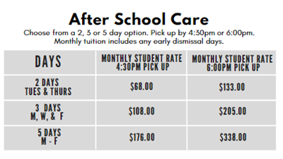 After Care Schedule